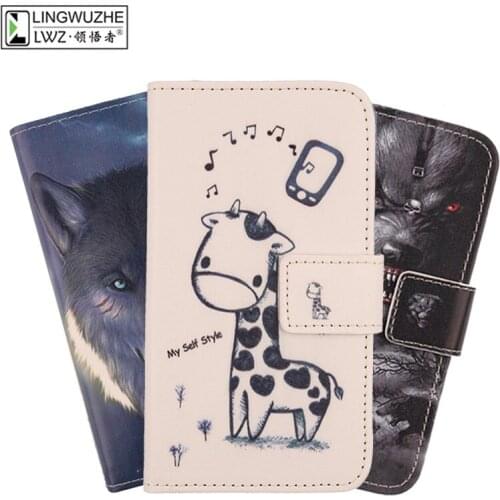 For Vivax Fly 5 6.27" Cartoon Leather Flip Wallet Cover for Vivax Fly 5 Phone Case Funda