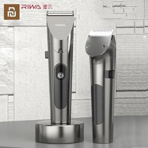 Xiaomi RIWA electric variable speed hair clipper Powerful fine steel blade with LED screen, washable low noise hair clipper