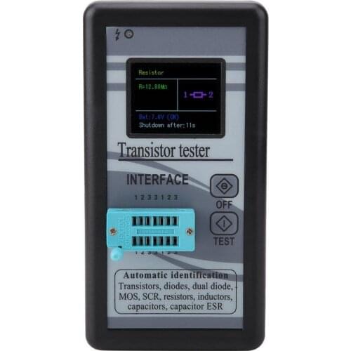 M328 Multi-purpose Transistor Tester Diode Thyristor Capacitance Resistor Inductance MOSFET ESR LCR Meter 1.8" TFT Color Display