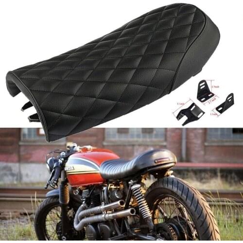 Retro Motorcycle Seat Saddle Cafe Racer Brat Flat Seat Hump Motorcycle Styling For Honda for Yamaha