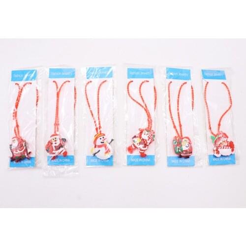 New Creative Necklace Led Light Flashing Party Toy Necklace Pendants Gift for Kids Glitter Jelly Cartoon Christmas Gift