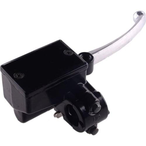 Motorcycle Front Right Hydraulic Brake Master Cylinder Control Lever Aluminum Alloy14mm for 7/8 inches (22mm) Handlebars