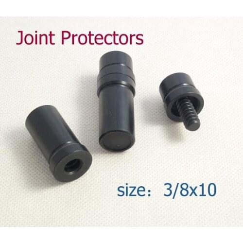 Free shipping 1pcs/lot 1 black Pool Billiard Cue Joint Protectors 3/8x10 Predator NEW