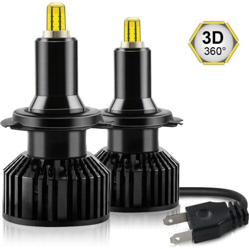 Car Led Headlights Bulbs Driving Light Headlamp 360 degree Auto Lamp Adjustable Beam Ultra Brightness, Wider Driving Vision