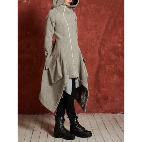 Женские тренчи с капюшоном UVRCOS China At AliExpress