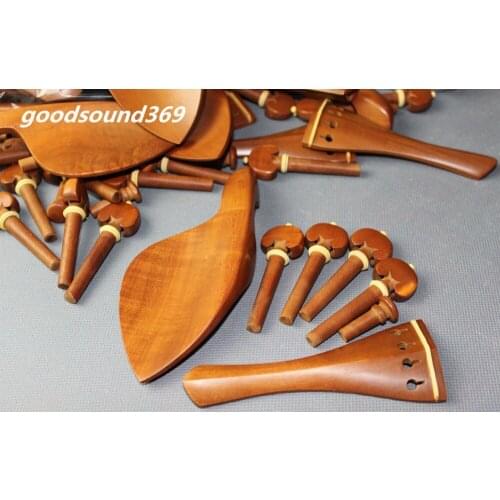 1 set of yellow line high quality Nepal violin accessories 4/4 very good