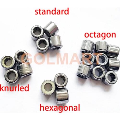 1pc Outer knurled Outer hexagonal octagon bearing HF081412 EWC081412 Outer ring One-way needle roller bearing 8*14*12mm 8X14X12