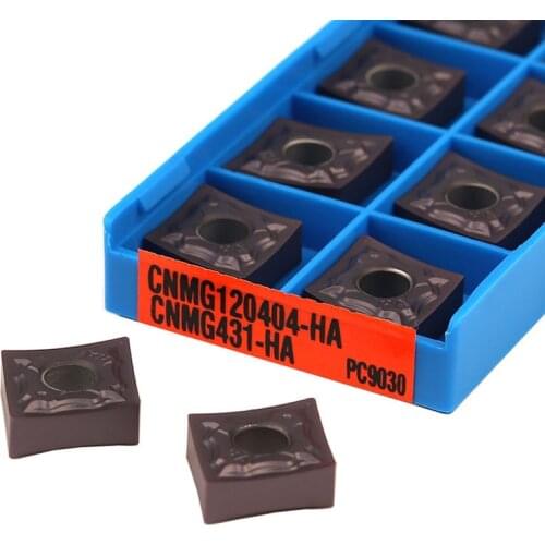 CNMG120404 CNMG120408 HA PC9030 100% original Carbide alloy inserts CNC lathe tools Cutting inserts Stainless steel turning tool