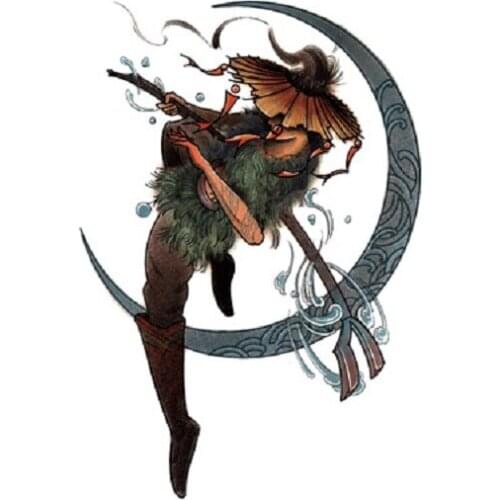 155MM×105MM Flower Arm Tattoo Sticker Waterproof Tattoo Sticker Dayu Water Treatment