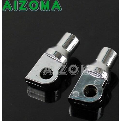 2x Footpegs Male Mounting Bolts Adapter Motorcycle Highway Passenger Footrest Pegs Mount Universal For Harley Cafe Racer Bobber