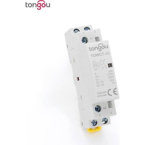 2P 20A 2NO CE CB Din Rail Household AC Contactor for Household Home Hotel Resturant 220V/230V