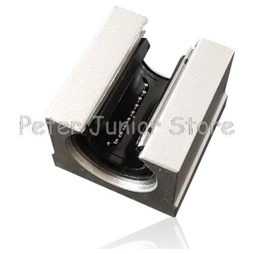 4pcs SBR10UU Linear optical axis guide aluminium drag guide slide block