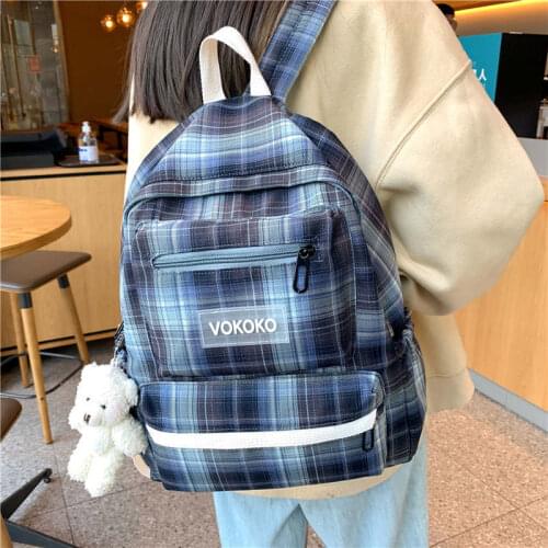 New Womens Travel Backpack High Quality Canvas School Bag for Teenage Girls Boys Student Book Laptop Rucksack Mochila Schoolbag