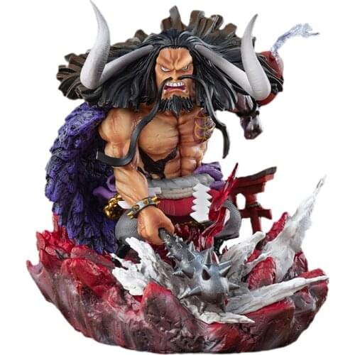 One Piece Figure Kaido GK Anime Model Gift Anime Character 18cm High Quality Doll Hundred Beasts Statue Collect Toy for Kids