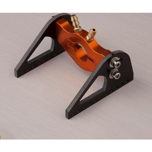 CNC machining carbon fiber aluminum alloy 28/29/36 series motor bracket water-cooled motor mounting frame for RC model boat