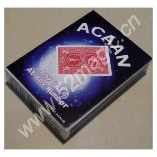 Any Card At Any Number Of Luchen Version, Magic Tricks, Card Magic For Professional Magicians,Illusions,Card Tricks Novelties