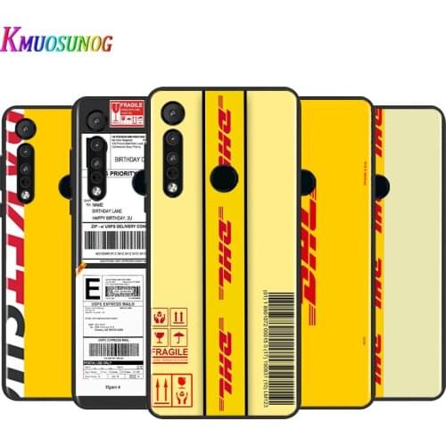 Fashion Dhl Express For Motorola G9 G8 G Stylus Power One Fusion Hyper Edge E7 E6 5G Plus Play Lite Black Silicone Phone Case