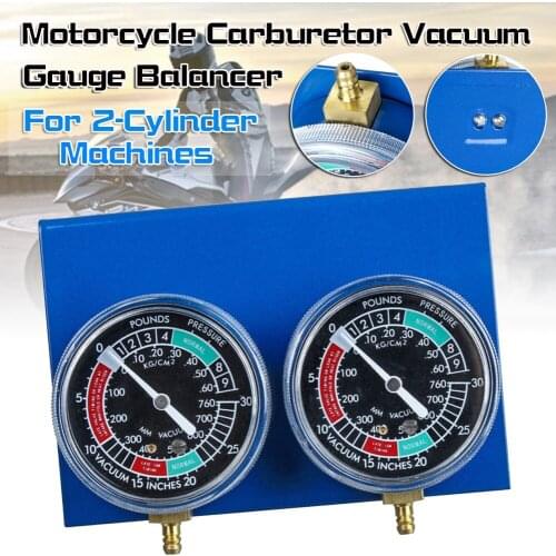 Motorcycle Fuel Vacuum Carburetor Synchronizer Tool WITH/Hose Kit Carb Sync Gauge 2/ 4 Cylinder for Motorcycle Motorbike Carbs