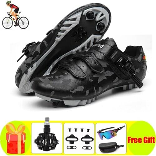 2021New Mountain Cycling Shoes Men Sports Sapatilha Ciclismo Flat Sneakers Racing Bicycle Bike Sport Bicicleta Carretera