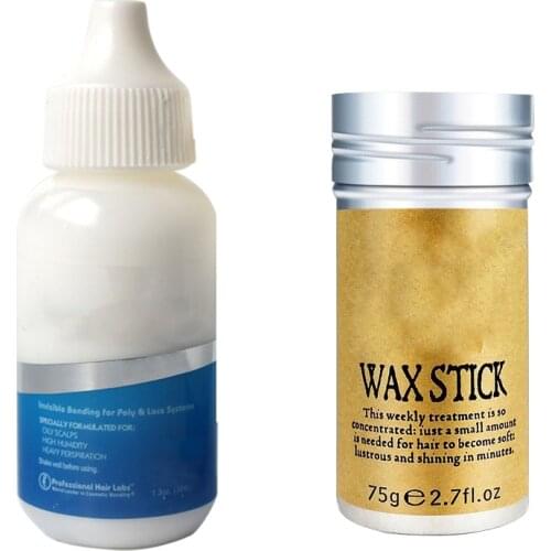 Wholesale Lace Glue Wig Adhesive Waterproof Hair Glue for Lace Wig Toupee and Hair Wax Stick Hair Edge Control Gel Stick