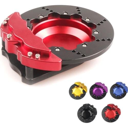 Car Ashtray Professional Car Aluminum racing car design and brake Modification Parts Aluminum Alloy Brake Disc Ashtray Rotating