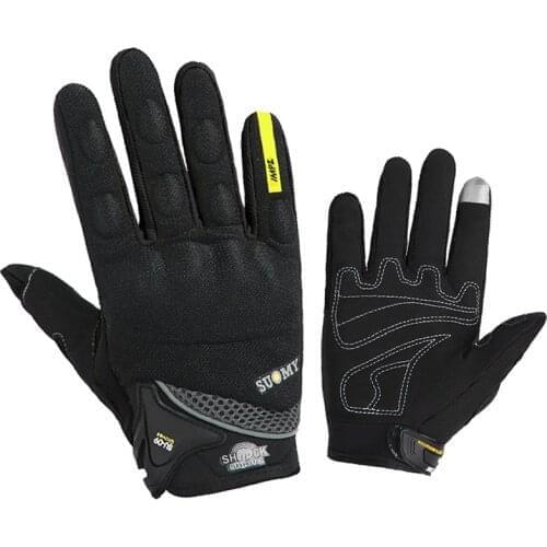 Suomy Motorcycle Gloves Men Racing Gant Moto Motorbike Motocross Riding Gloves Motorcycle Breathable Summer Full Finger Guantes