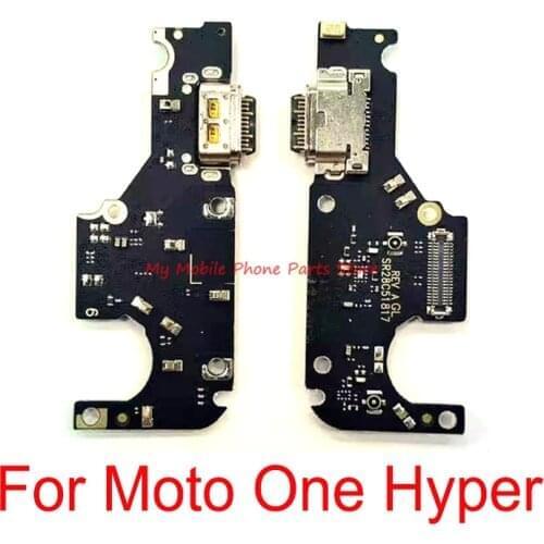 USB Charging Port Board Dock Flex Cable For Motorola Moto One Hyper USB Charger Port Connector Board Flex Cable Repair Parts