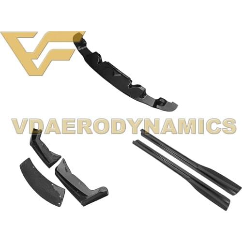 Suitable For 12-15 Subaru BRZ VAD-PD Carbon Fiber Full Lip Kit - includes Front Rear Lip Side Skirts