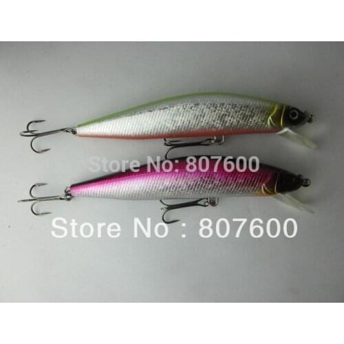 BassLegend-Fishing Trolling Lure Jerkbait Floating Minnow Sea Bass Lure Through Wire Construction 125mm /24g