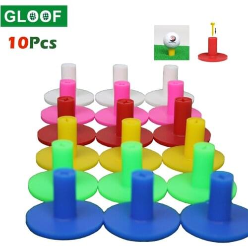 10Pcs/Lot Rubber Golf Tees Golf Tee Holder-Golf Tee Ball Stud Golf Mat Training Tools Golfer Accessories