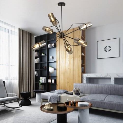 Modern Led Pendant Lights For Living Room Black Bedroom Dining Square Hanging Lamp Restaurant Fixtures Luster With Remote lustre