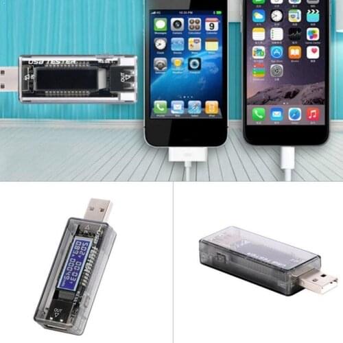 LCD USB Detector USB Volt Current Voltage Doctor Charger Capacity Ammeter Meter Voltmeter Bank Power Plug Tester G7I9