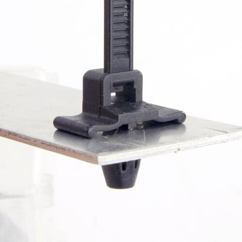 100pcs 5mm X200 Push Mount Wire Ties ,nylon Screw Push Mount Cable Tie ,zip Tie