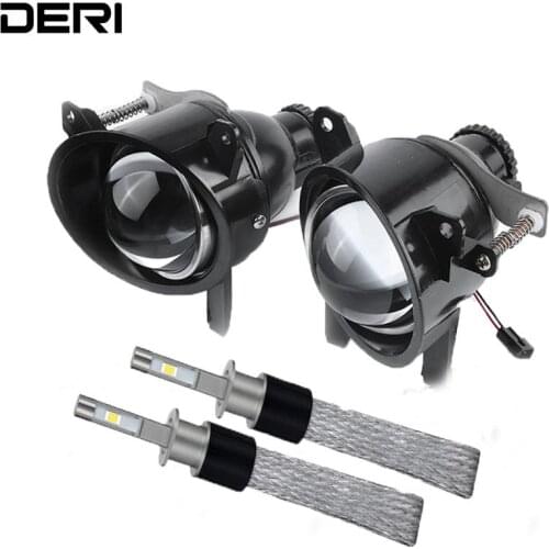 100W 3.0 Inch auto Xenon Projector Bi Glass Lenses For Car With H11 H8 H9 6000K LED bulb Car Fog Lamp Car Product For BMW