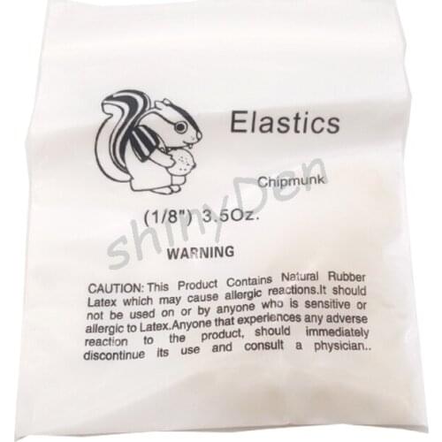 1000pcs Dental Orthodontic Rubber Bands Ortho Elastic O Ring Non-Toix Latex Band for Brace Monkey Fox Rabbit Chipmunk Penguin