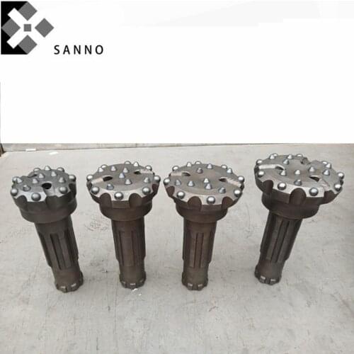 138mm / 165mm / 180mm / 200mm high air pressure DTH drill bit button core rock mining quarry drilling bit tool for 55A hammer