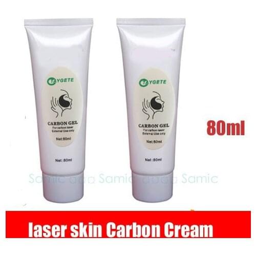 2pcs Safe Carbon Cream gel for ND YAG laser skin rejuvenation skin whitening skin Deep Cleaning 80ml