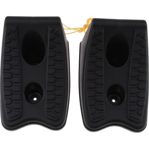 2pcs Plastic High-Grip Wheel Chocks For Caravan Motorhome Camper Trailer