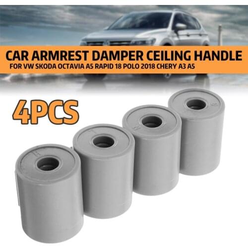 4Pcs Car Armrest Damper Ceiling Handle For VW For Skoda Octavia A5 Rapid 18 For Polo 2018 For Chery a3 a5