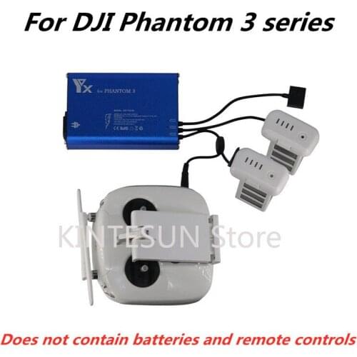 4 in 1 Rapid Parallel Charging Hub for DJI Phantom 3 Pro/Advanced/Standard/SE Remote Controller-Tercel Multiple Battery Charger