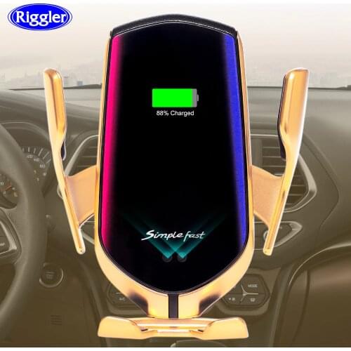 Automatic 10W Car Wireless Charger type C forHuawei mate30 pro forSamsung S10+ Qi Infrared Induction Car Phone Holder