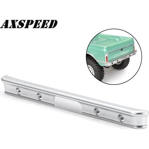 AXSPEED RC Car Rear Bumper Frame for 1/24 Axial SCX24 AXI00001 RC Crawler Car Metal Bumper Upgrade Parts