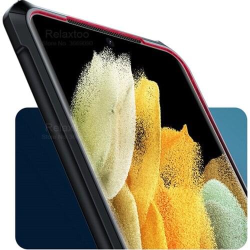 Case for Samsung S21 + S 21 Plus Shockproof Phone Cover Transparent Airbags Protective For Samsung Galaxy S21 Ultra S21Ultra