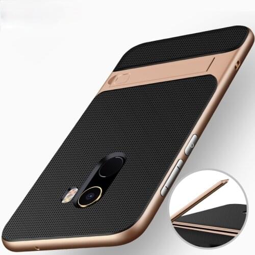 Mobile Phone Back Cover Capa for Xiaomi Mi Mix 2 Mix2 Case Cover 5.99" 3D Kickstand Silicone TPU Hybrid Protective