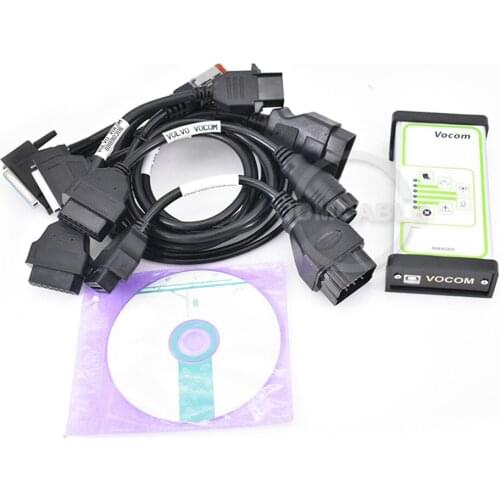 JIUTREE for volvo vocom Interface 88890300 vcads With ppt 2.7.25 HDD diagnostic tool for volvo tech construction equipment
