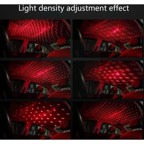 For Toyota Land Cruiser 200 Prado FJ 120 150 100 USB LED Accessories Atmosphere Car Roof Projector Lamp Car Star