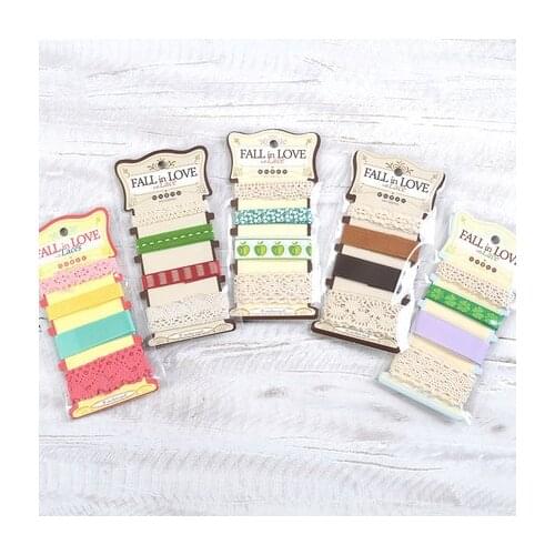 Eno Greeting Lace Ribbon Scrapbooking DIY Papercraft Gift Deco Cotton Lace Border