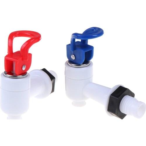 Hot Sale 2pcs Universal Push Type Plastic Water Dispenser Faucet Tap Replacement Parts