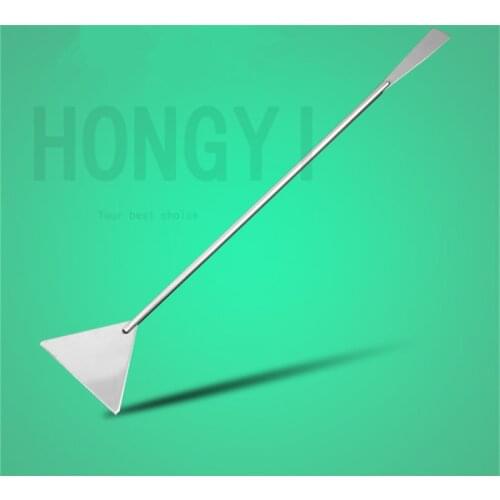 HONGYI 1 piece 32cm stainless steel flat sand shovel fish tank maintenance tool aquarium landscaping tool durable