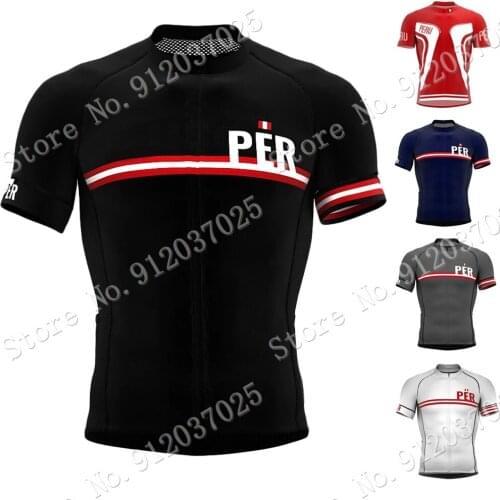 Team Peru 2021 Cycling Jersey Short Sleeve Men Cycling Clothing Summer Road Bike Shirt Bicycle Tops MTB Maillot Ropa Ciclismo